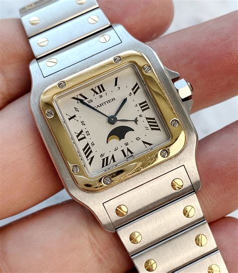 vintage santos de cartier watch